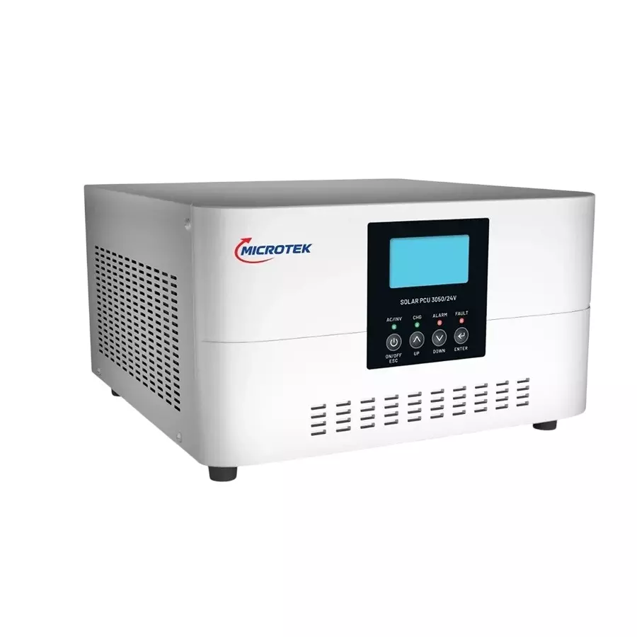 Microtek PWM Solar PCU Inverter 2 KVA 24 V Single Phase Surface Mounted Pure Sine Wave for Home, Office, 899-071-2501