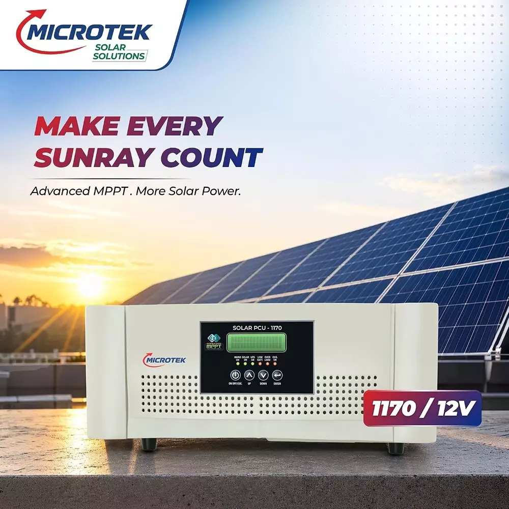 microtek-solar-pcu-inverter-1000-va-rated-power-pure-sine-wave-suitable-for-12-v-battery-with-mppt-technology-mtk-solar-pcu-mppt-117012v