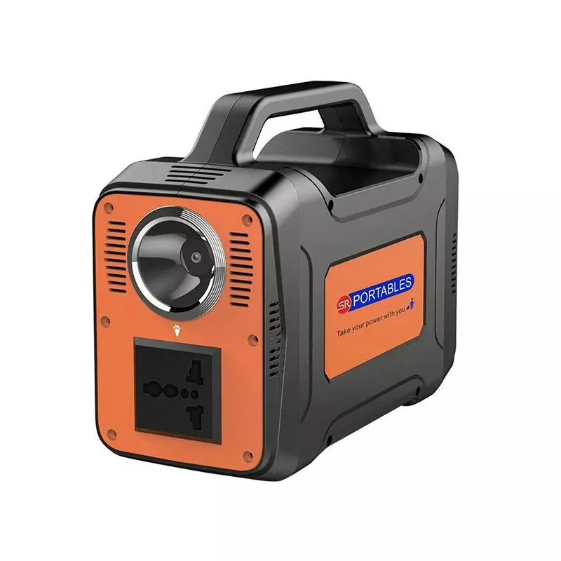 SR PORTABLES Thia Off Grid Solar Storage System UPS 100 W Output 130 Wh (10.8V, 12Ah) Battery Capacity