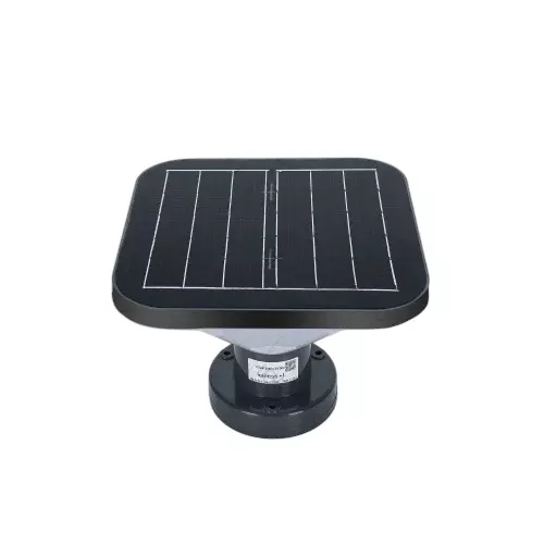 ielecssol 5 W Solar Panel with LED Garden Light 3.7 V/15.6 Ah Lithium Battery Capacity IP65 for Outdoor Use