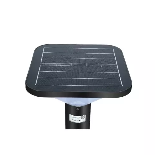 ielecssol 2 W Solar Panel with LED Garden Light 3.7 V/8 Ah Lithium Battery Capacity IP65 for Outdoor Use