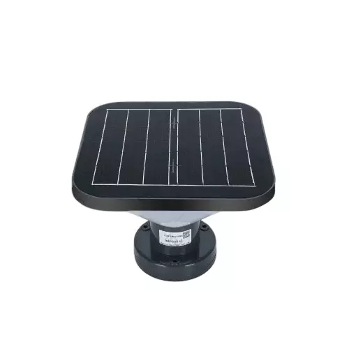 ielecssol 2 W Solar Panel with LED Garden Light 3.7 V/8 Ah Lithium Battery Capacity IP65 for Outdoor Use