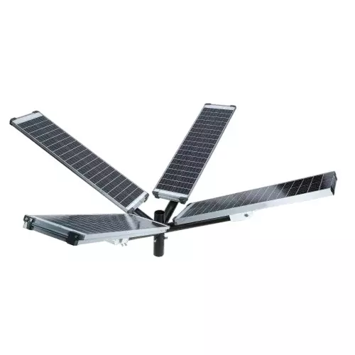 ielecssol 18 W LED Solar High Mast Light Kit 12.8 V/18 Ah (Each) Battery Capacity IP65 Cool White for Outdoor Use