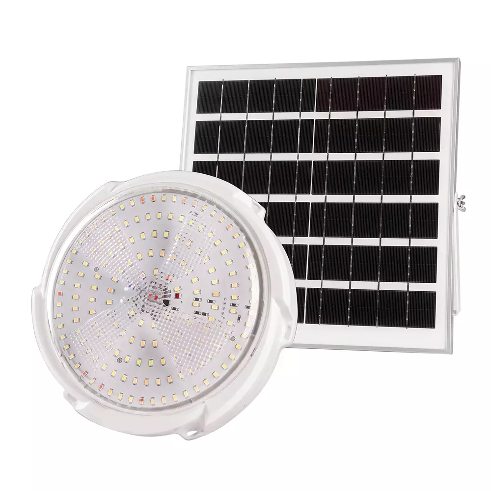 Eco Solar 30 W Solar Led Street Light 3.2 V Battery 5 Amp Current 6 W Panel ABS Plastic 6000K White