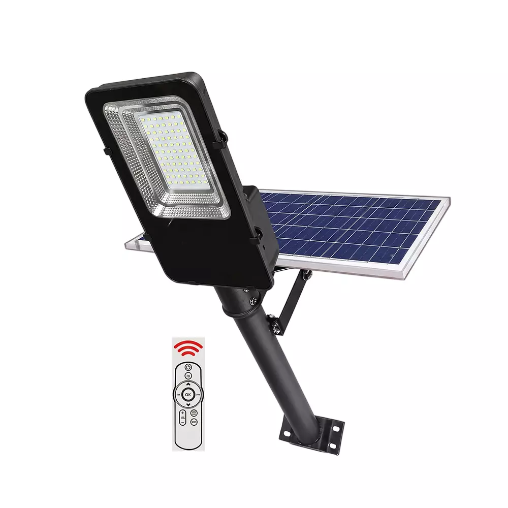 Eco Solar 30 W Solar Led Street Light 3.2 V Battery 5 Amp Current 6 W Panel ABS Plastic 6000K White