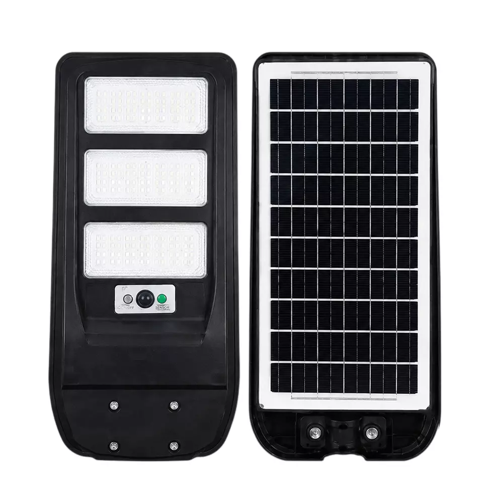 Eco Solar 30 W Solar Led Street Light 3.2 V Battery 5 Amp Current 6 W Panel ABS Plastic 6000K White