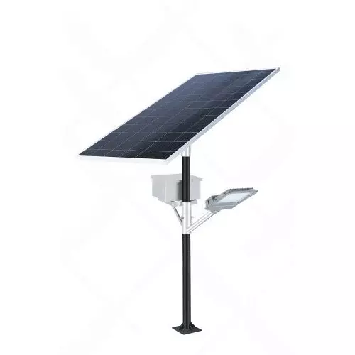 ielecssol Orion Standalone Solar LED Street Light 20 W LED + 75 W MPPT Solar Panel 12.8 V/30 Ah Lithium Battery for Outdoor Use