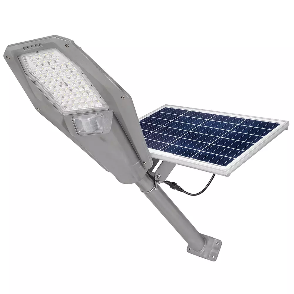 Eco Solar 30 W Solar Led Street Light 3.2 V Battery 5 Amp Current 6 W Panel ABS Plastic 6000K White