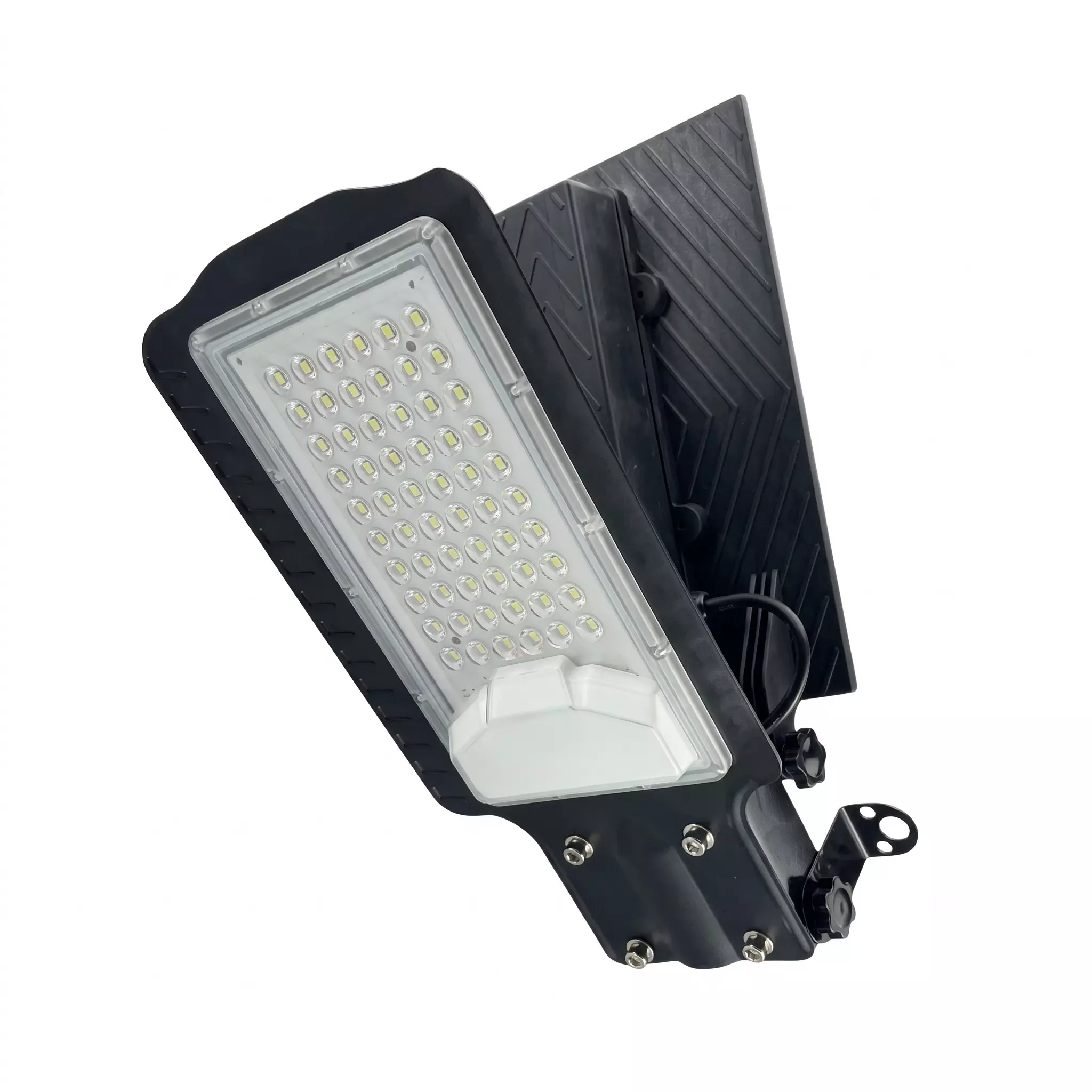 SCUBE Emerald Series Int 50 W Solar LED Street Light 5 V/6 W Monocrystalline Panel 6500K Cool White IP65 Rating