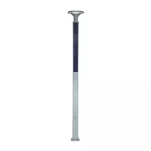 ielecssol 30 W Solar Pole Light + 200 W Solar Panel 12.8 V/60 Ah Battery Included IP65 for Outdoor Use