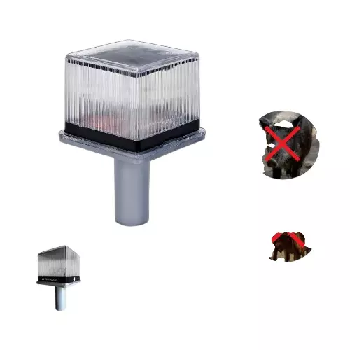 Siddhi Smart Solar Light >500 m Visibility 1200 mAh Lithium Ion Battery Day Night Sensor (LDR), (Pack of 10)