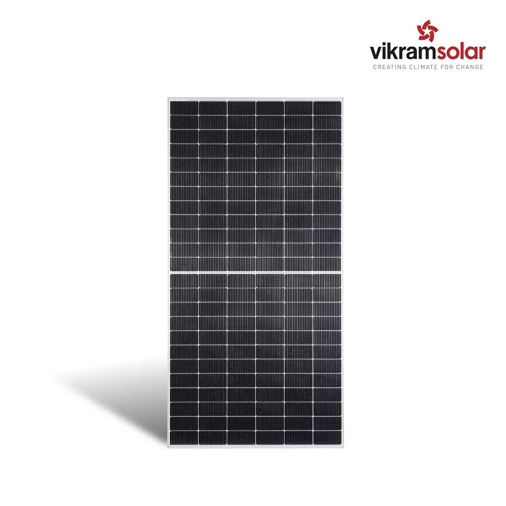 Vikram Solar HYPERSOL 595 W Solar Panels High Efficiency N-Type Bifacial PV Module 144 Half-Cut Cells, VSMDH-595NEW_P2