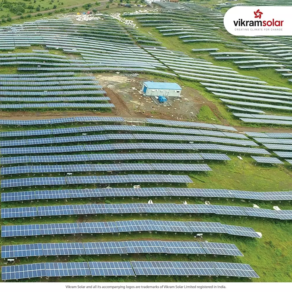 Vikram Solar HYPERSOL 590 W Solar Panels High Efficiency N-Type Bifacial PV Module Non-DCR Half-Cut 144 Cells, VSMDH595P2