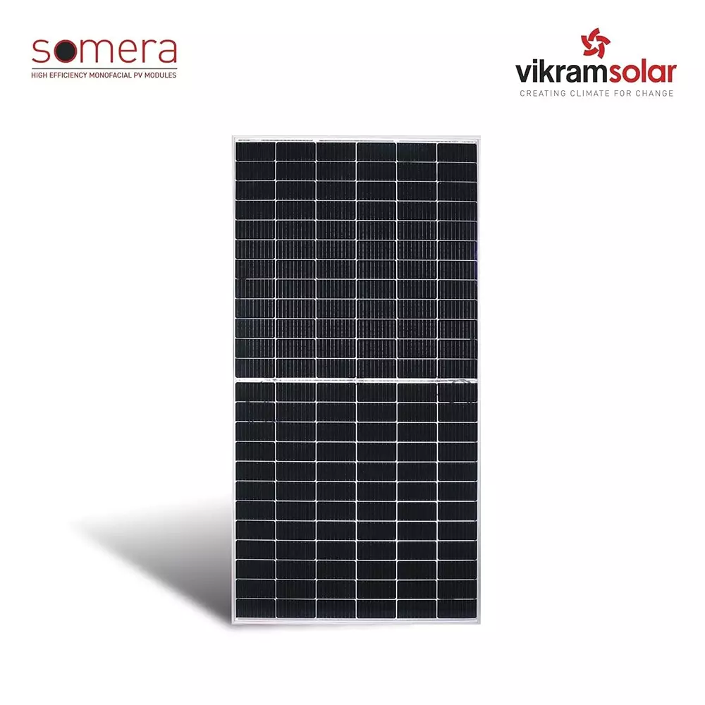 Vikram Solar Somera DCR 555 W Solar Panels High Efficiency Monofacial PV Module 144 Half-Cut Cells, VSDCRSM-555W_P2