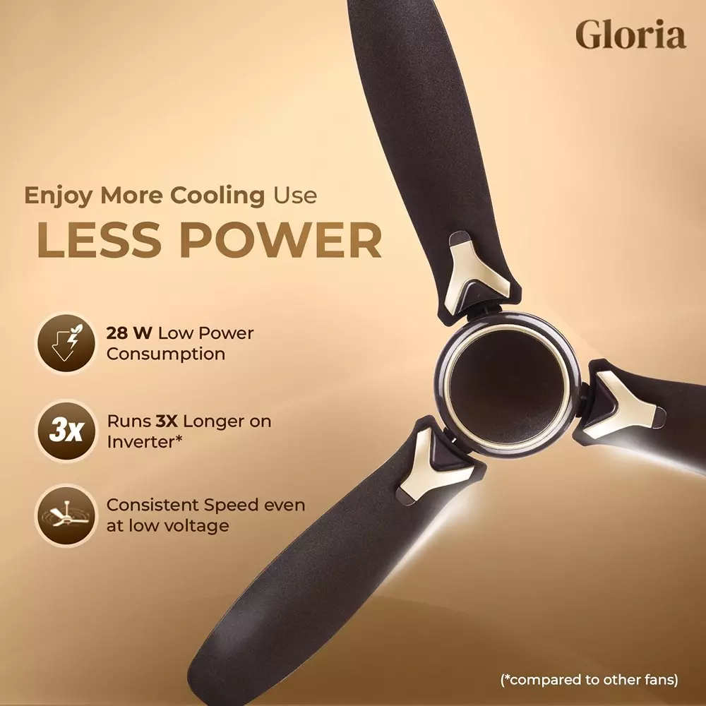 ivas-gloria-3-blades-bldc-ceiling-fan-with-remote-32-w-power-1200-mm-sweep-size-corded-electric-lustre-coffee-ceiling-mount