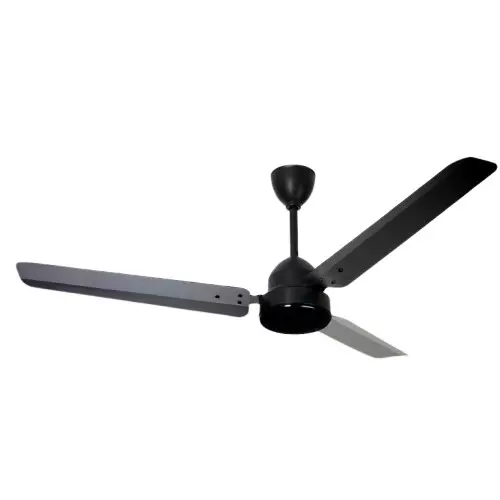 ETI BLDC Ceiling Fan 3 Blades 1200 mm Sweep Size Black Ceiling Mounted for Home, Office, Bedroom, Living Room Use