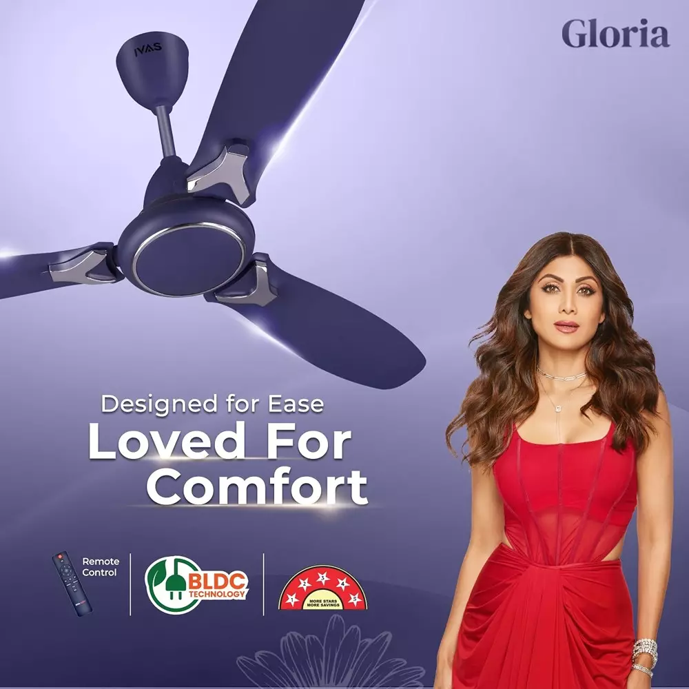 ivas-gloria-3-blades-bldc-ceiling-fan-with-remote-32-w-power-1200-mm-sweep-size-corded-electric-ultramarine-ceiling-mount