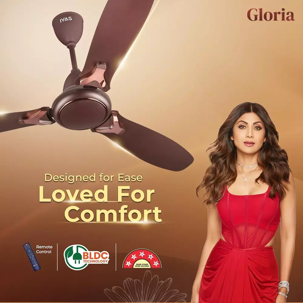 ivas-gloria-3-blades-bldc-ceiling-fan-with-remote-32-w-power-1200-mm-sweep-size-corded-electric-dark-chocolate-ceiling-mount
