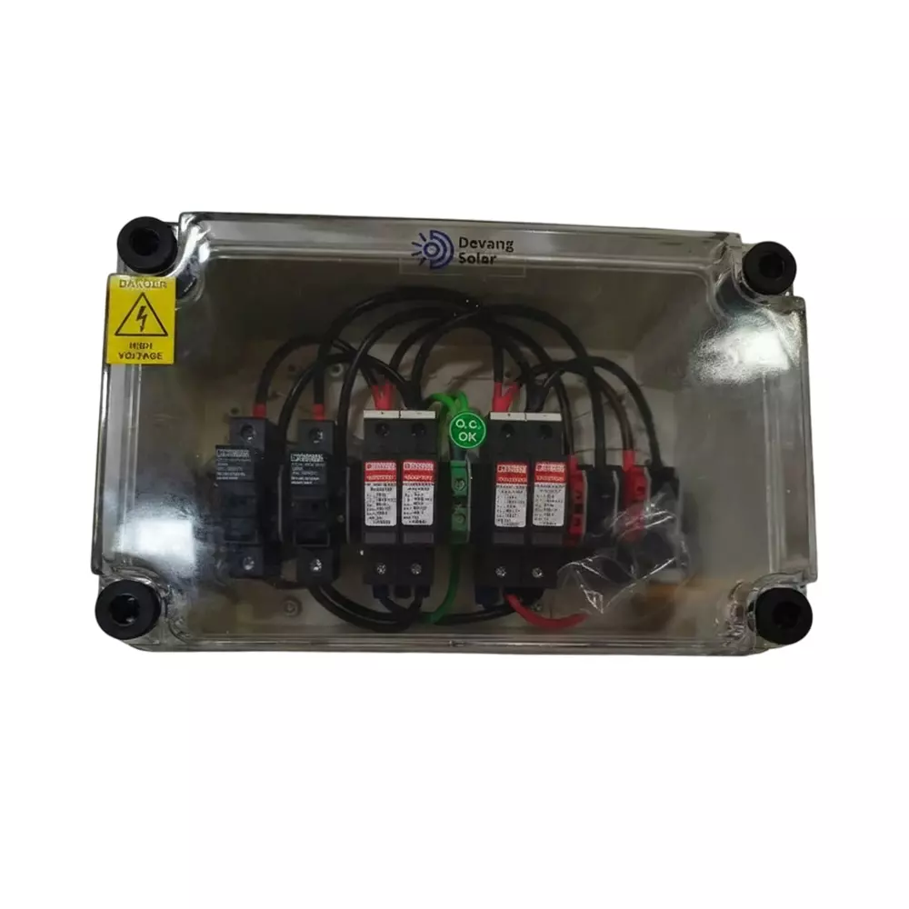 ielecssol ACDB Three Phase with LED Piolt Lamp Indicator 10 kW Polycarbonate/ABS 4 Pole IP65 for Indoor & Outdoor Use