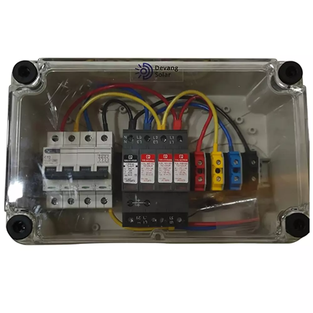 ielecssol ACDB 10 kW Polycarbonate/ABS 4 Pole Three Phase IP65 for Indoor & Outdoor Use