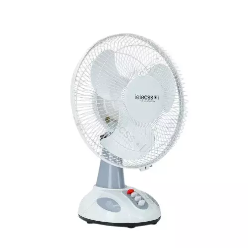 ielecssol 9 W Solar Table Fan Poly Propylene for Outdoor Use