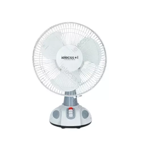 ielecssol 9 W Solar Table Fan Poly Propylene for Outdoor Use