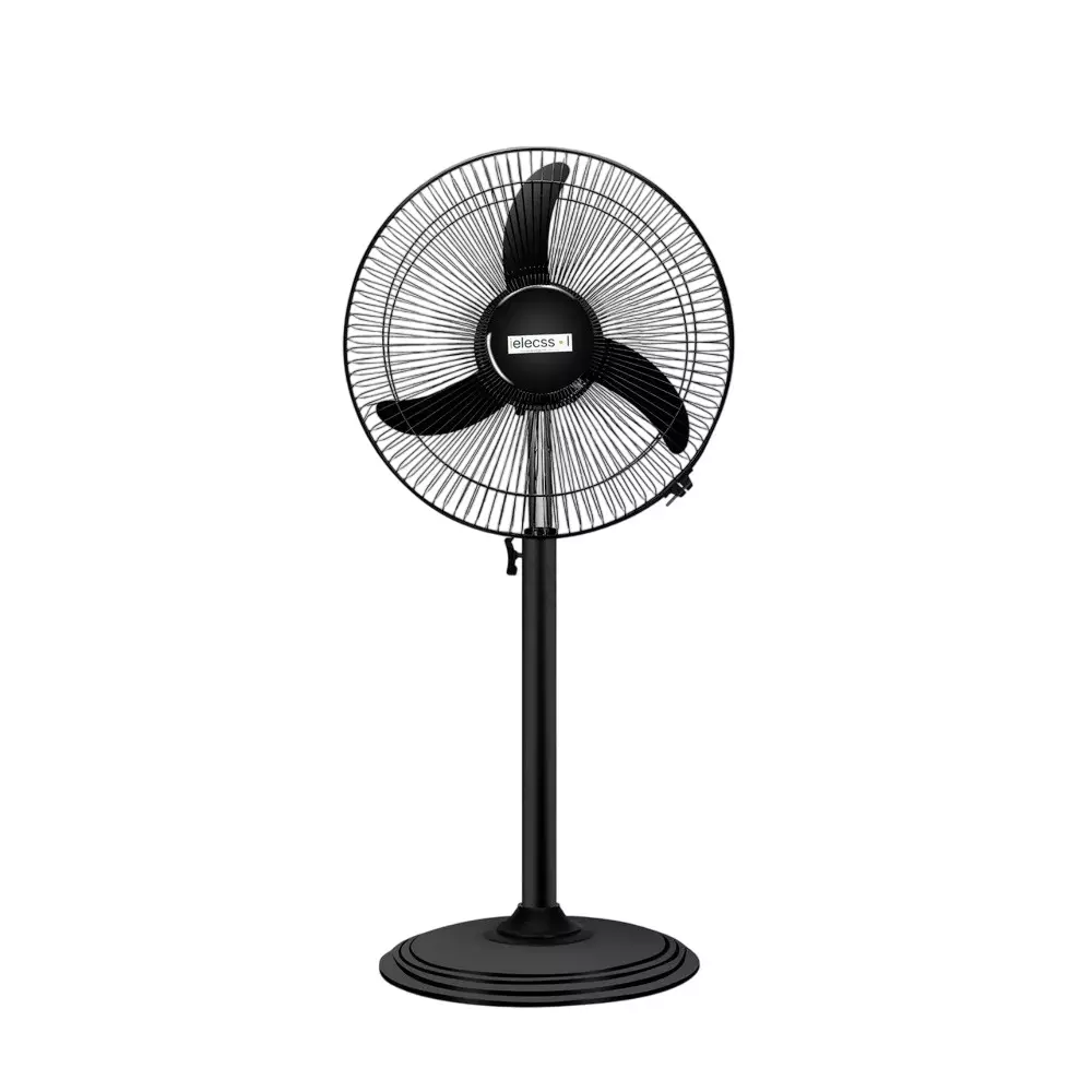 ielecssol 9 W Solar DC Pedestal Fan Poly Propylene for Outdoor Use