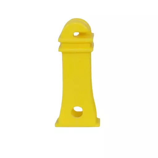 Urja Solar Zatka Machine Fencing Insulator Yellow 2.5 Inch (63.5 mm) Size Plastic, INSY50 (Pack of 50 Pcs)