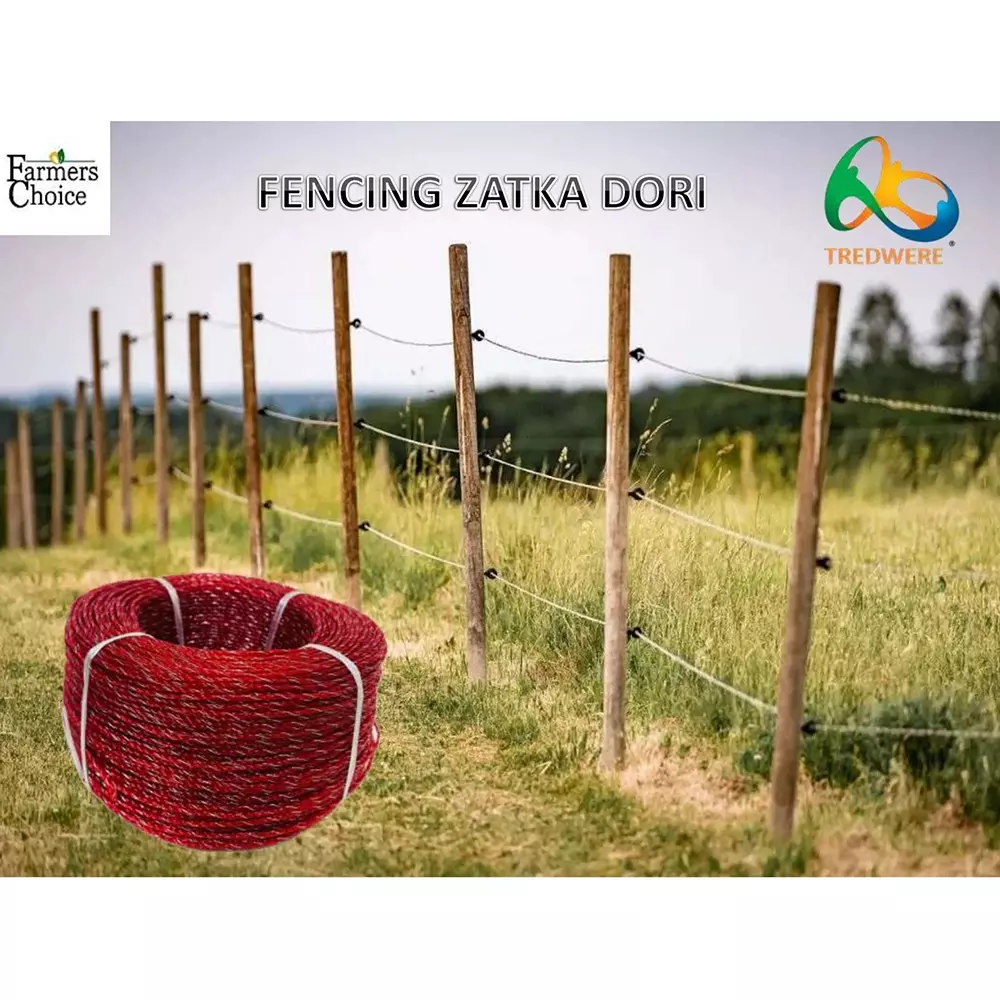 uttam-fencing-wire-pet-plastic-304-stainless-steel-red-length-550-m