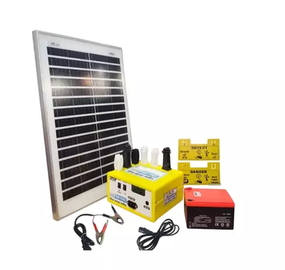 Urja Mini Solar Zatka Machine Kit with Solar Panel & Battery PPCP (Plastic) 8 Kv Power 20 Acre Cover Area, CMI10