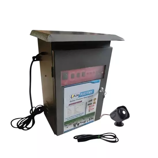 Urja Solar Zatka Machine Fence Panel Kit Metal 18 Kv Power 70 Acre Cover Area, PF100