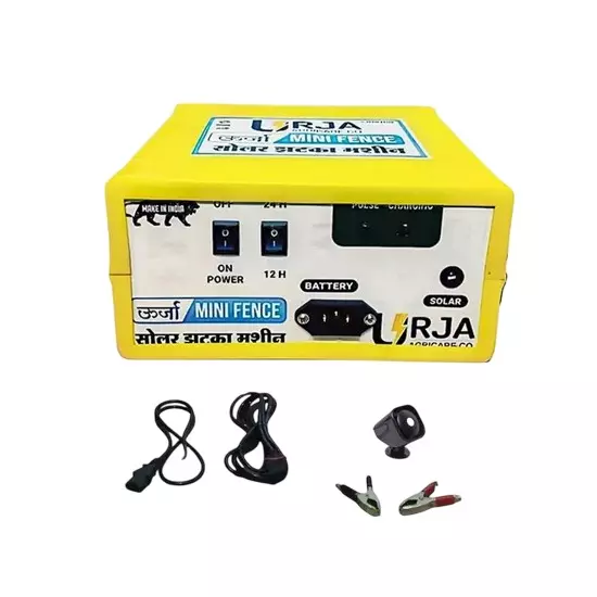Urja Mini Solar Zatka Machine Kit Virgin PPCP (Plastic) 8 Kv Power 15 Acre Cover Area, MI10