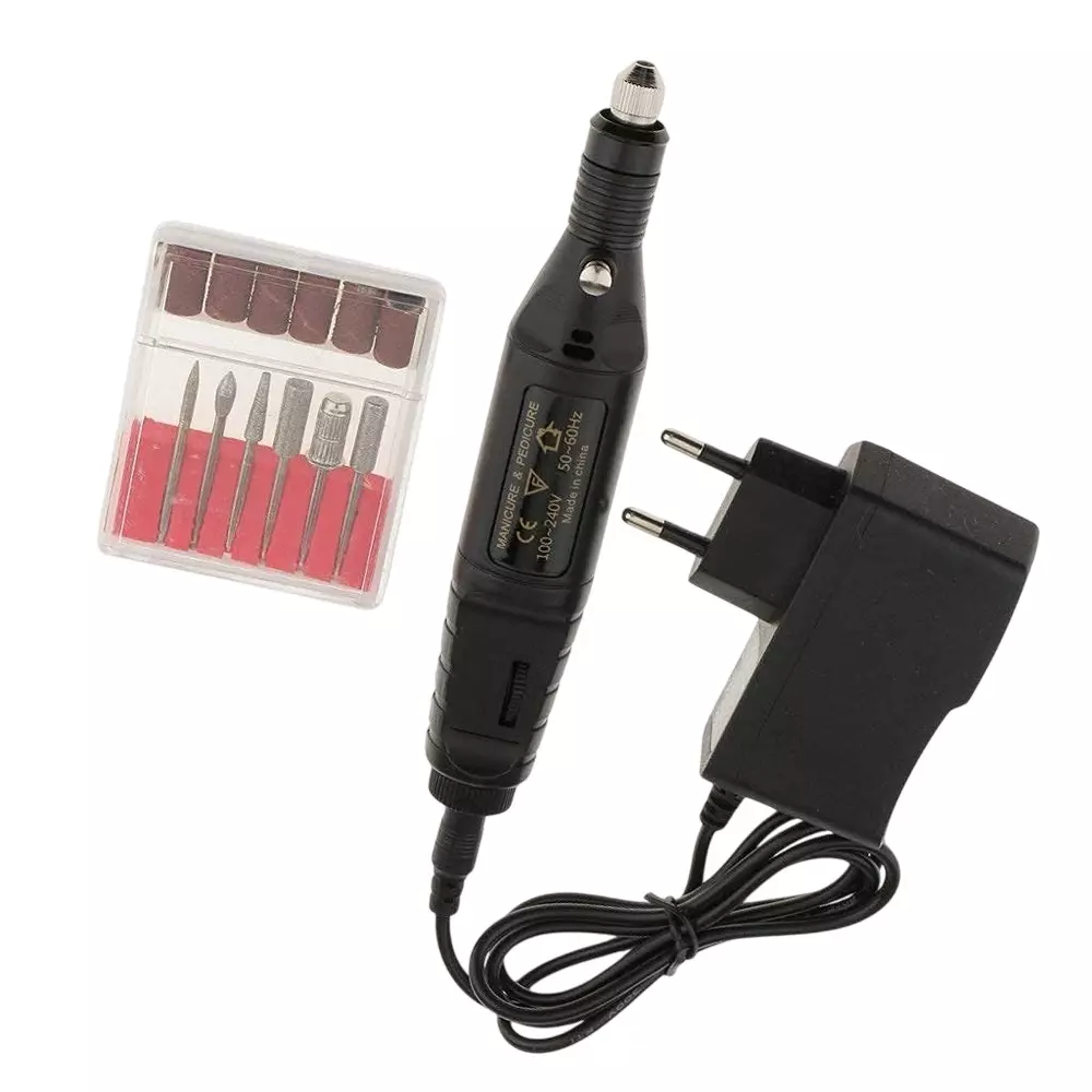 ATOZSHOP11 Electric Nail Drill Kit Multicolour for Manicure And Pedicure