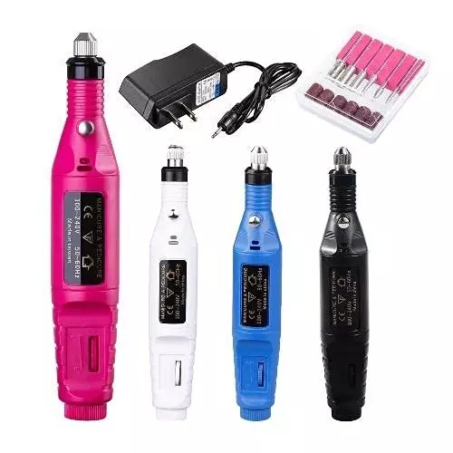 ATOZSHOP11 Electric Nail Drill Kit Multicolour for Manicure And Pedicure