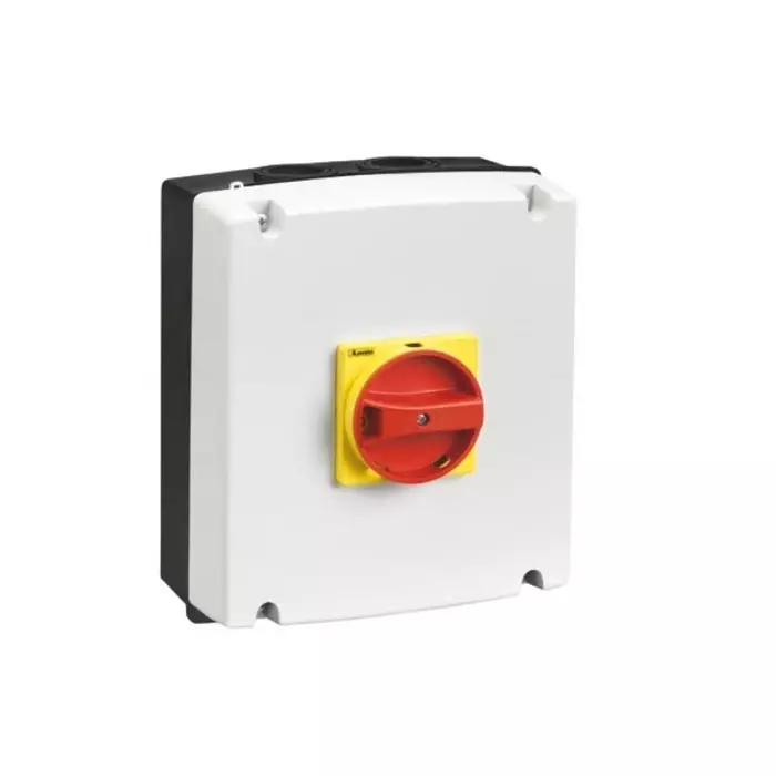 Lovato 3P Pole Wall Mount Switch Disconnector - 100A Maximum Current, 55k W Power Rating, IP65, GAZ100C