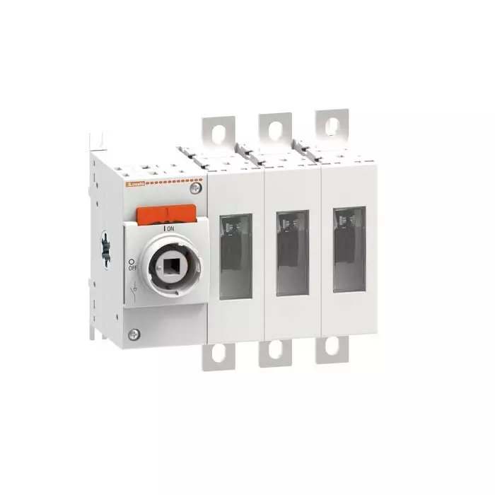 Lovato 3P Pole Isolator Switch - 200A Maximum Current, 200k W Power Rating, IP20, GL0200C1