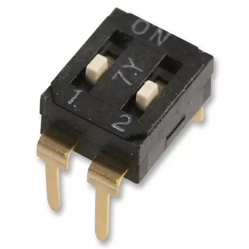 MULTICOMP PRO DIP Switches & SIP Switches SWITCH, DIL, LOW, 2WAY, MCEI-02