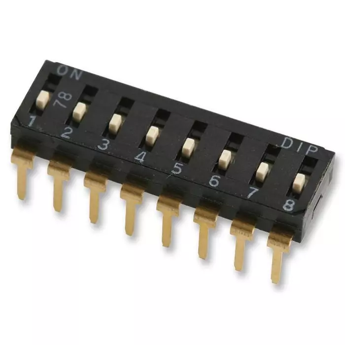 MULTICOMP PRO DIP Switches & SIP Switches SWITCH, DIL, LOW, 8WAY, MCEI-08