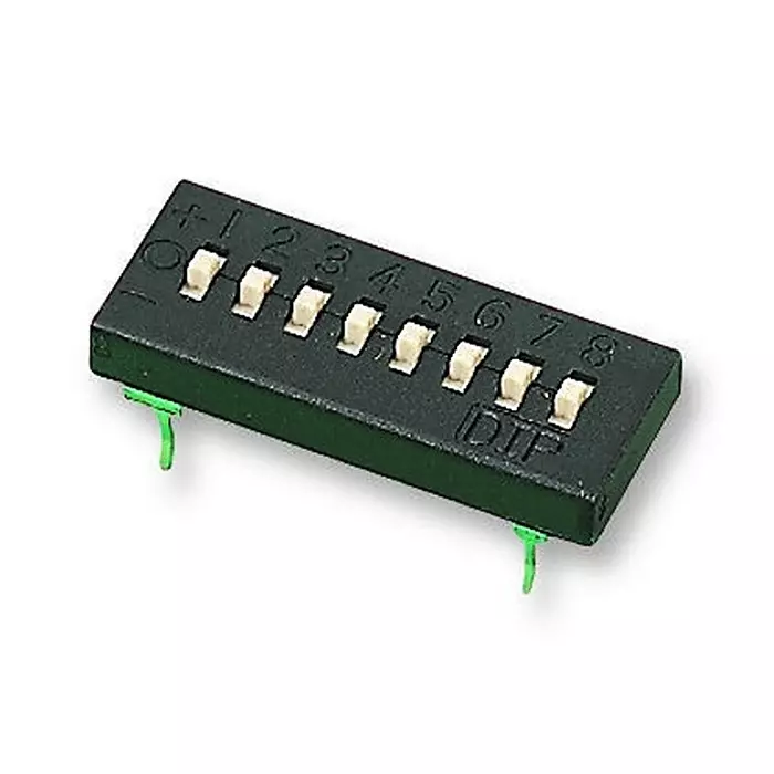 MULTICOMP PRO DIP Switches & SIP Switches SWITCH, DIL, TRI-STATE, 8WAY, MCTDS-08