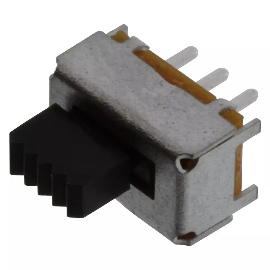 ALCOSWITCH - TE CONNECTIVITY Slide Switch, Dpdt, 0.1A, 30Vdc, Tht, SSB22