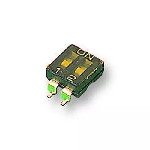MULTICOMP PRO DIP Switches & SIP Switches SWITCH, 2 WAY, SPST, FLUSH, MCEMR-02-T