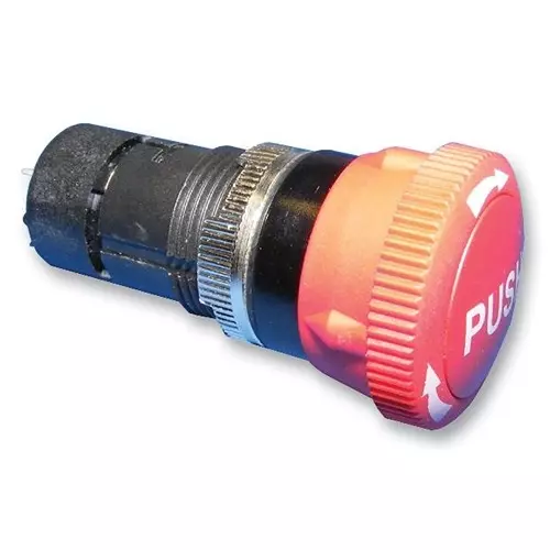 MULTICOMP PRO Emergency Stop Switches / E Stop SWITCH, EMERGENCY STOP, PCB TERMINALS, MCOS38009