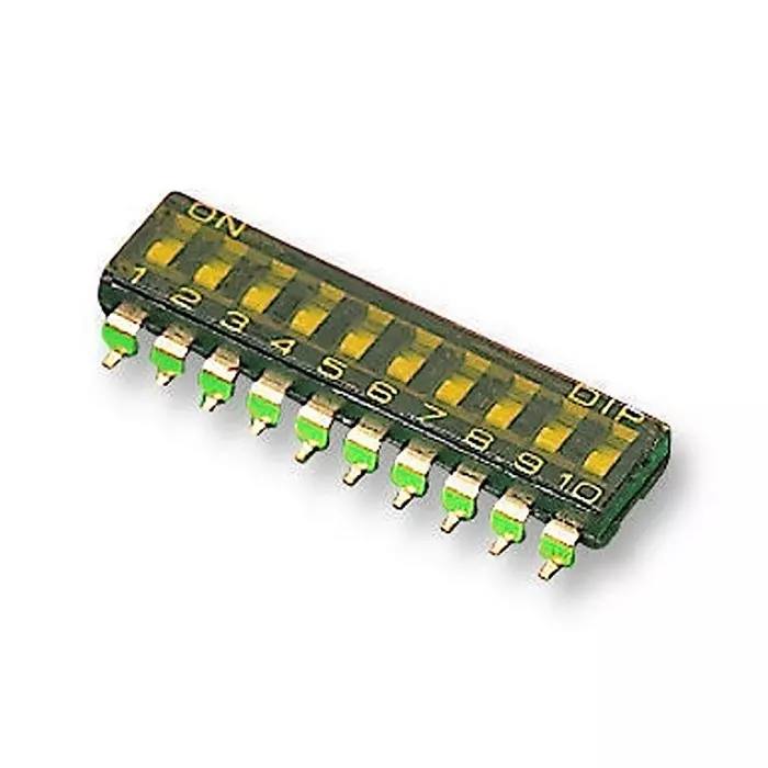 MULTICOMP PRO DIP Switches & SIP Switches SWITCH, DIL, SMD, 10WAY, MCDM(R)-10-T