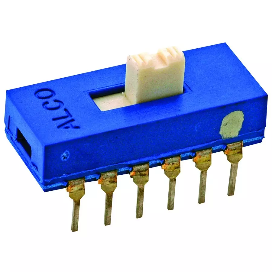ALCOSWITCH - TE CONNECTIVITY Slide Switch, 4Pdt, 115V, 300Ma, ASE4204.
