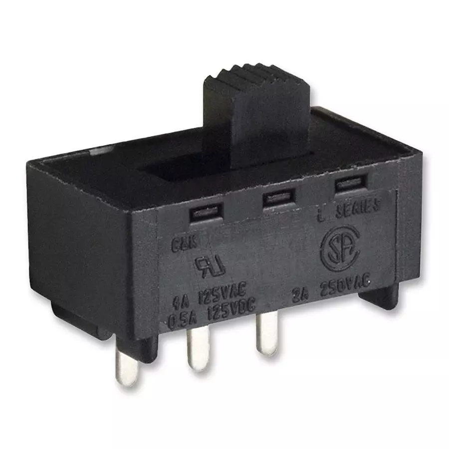 C&K COMPONENTS Switch Slide Spdt, L102011MS02Q
