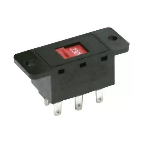 C&K COMPONENTS Slide Switch, Dpdt, 10A, 125V, Panel, V80213SS05Q