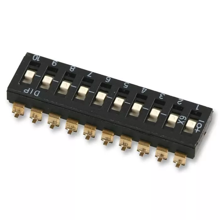 MULTICOMP PRO DIP Switches & SIP Switches SWITCH, DIL, TRI-STATE, SMD, 10WAY, MCTIMR-10