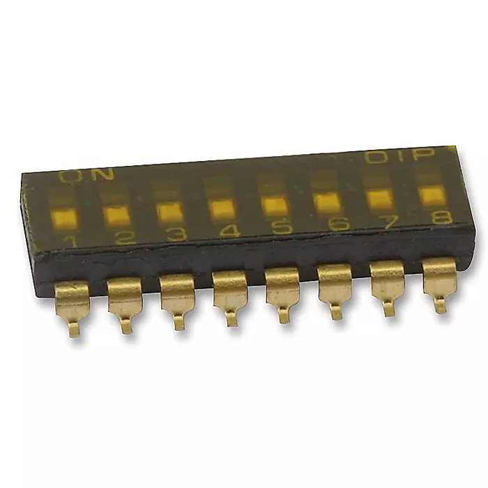 MULTICOMP PRO DIP Switches & SIP Switches SWITCH, DIL, SMD, 8WAY, MCDM(R)-08-T