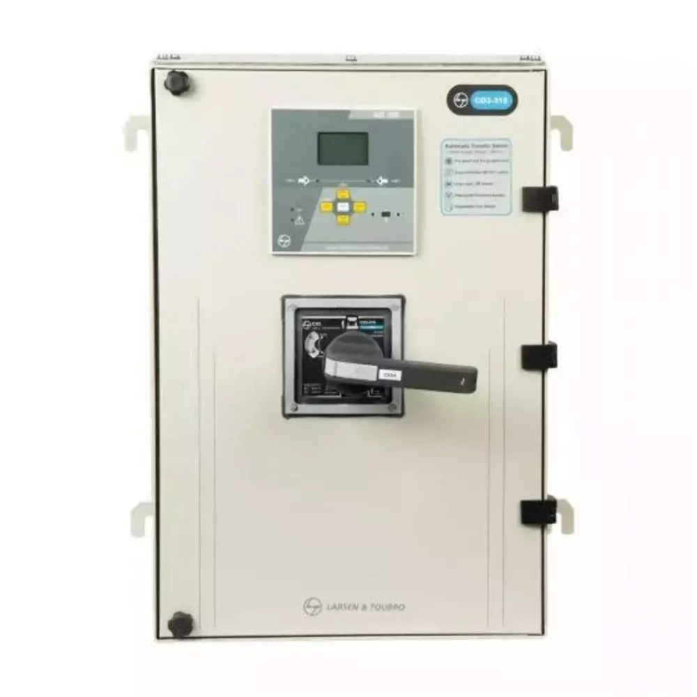 L&T (Lauritz Knudsen) Enclosed Automatic Transfer Switch Frame Size 4 and 630 A Current Rating, CK90167BSOO