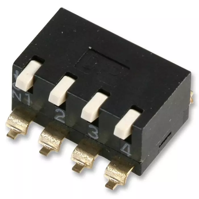 MULTICOMP PRO DIP Switches & SIP Switches SWITCH, DIL, PIANO, SMD, 4WAY, MCEPM-04
